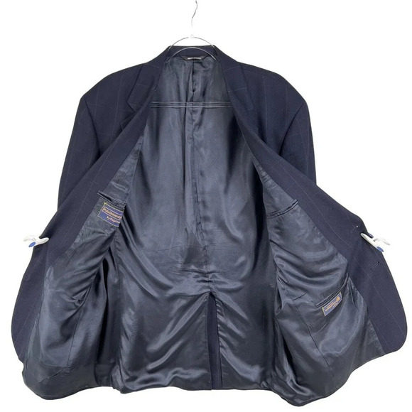 Polo University Club Ralph Lauren Mens 42L 40x Wool Suit Windowpane Quiet Luxury - Picture 4 of 16